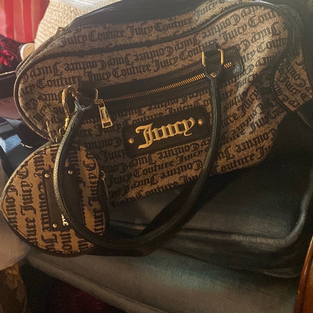 Purse carry bag makeup bag and coin purse all match juicy couture